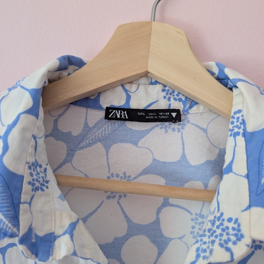 EUC Zara Crop Top Size Large - Picture 3 of 4